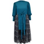 Elektronický střih / PDF dámské šaty z bavlny s tylovou vázací sukní Demi-32-38 – Zbozi.Blesk.cz