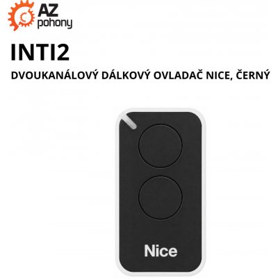 INTI2 - dvoukanálový dálkový ovladač Nice, černý – Hledejceny.cz