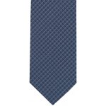 Slim kravata Olymp modrá s křížovým vzorem – Sleviste.cz
