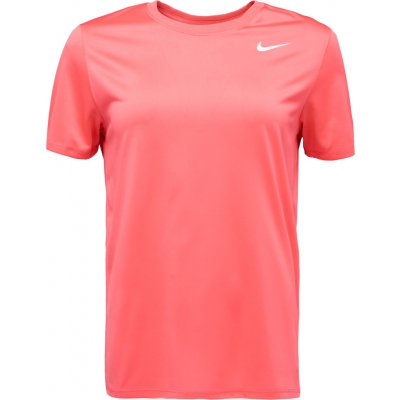 Nike Dámské tréninkové tričko DRI FIT Růžová Bílá – Zboží Dáma
