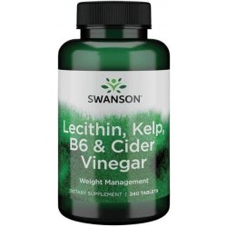 Swanson Lecithin Kelp B-6 & Cider Vinegar 240 tablet