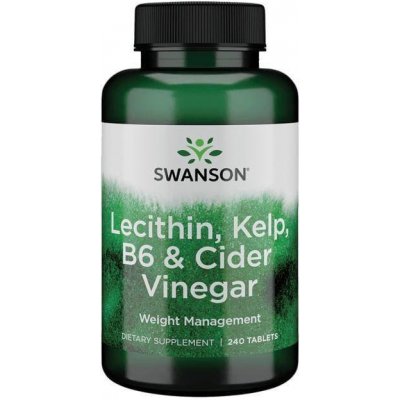 Swanson Lecithin Kelp B-6 & Cider Vinegar 240 tablet