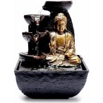 Nefertitis Pokojová fontána Soucitný Buddha 17,3 cm – Sleviste.cz