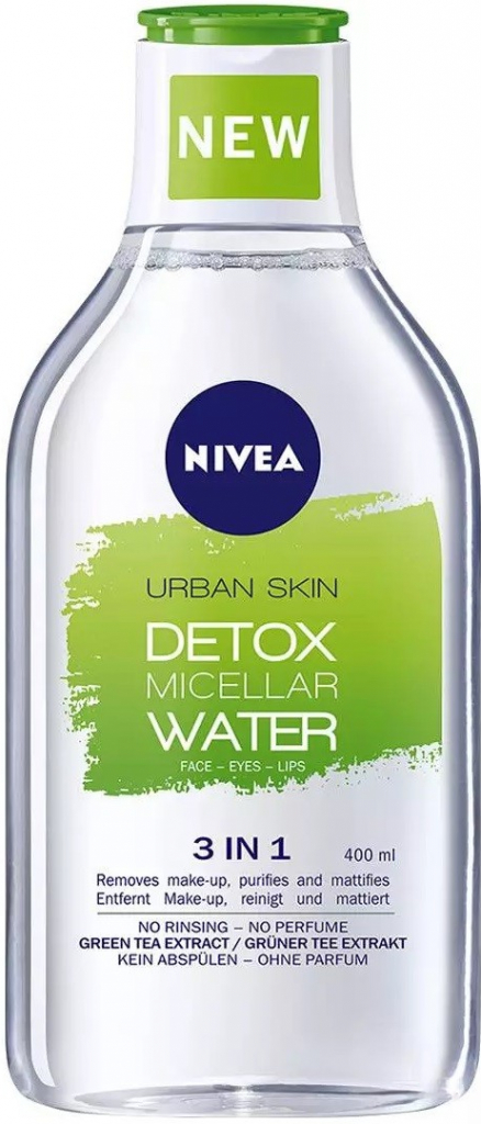 Nivea Urban Skin Detox Micellar micelární voda 400 ml od 141 Kč - Heureka.cz