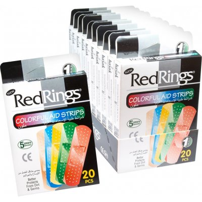 Red Rings Barevné náplasti 20 ks