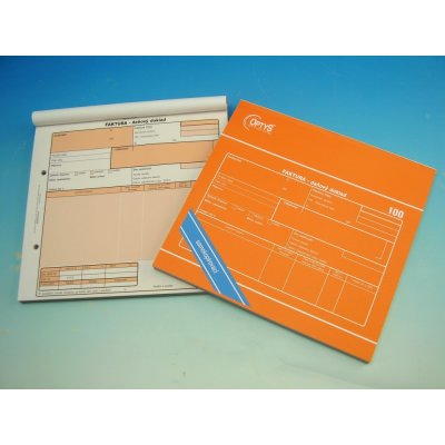Optys 1074 Faktura samopropisovací 20x21cm 100 listů – Zboží Živě