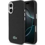 Lacoste PVC Iconic Petit Pique Metal Logo MagSafe Zadní Kryt pro iPhone 16 Black – Zboží Živě