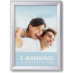 Jansen Display Klaprám A3 ostrý roh profil 32 mm 342 x 465 mm – Zboží Živě