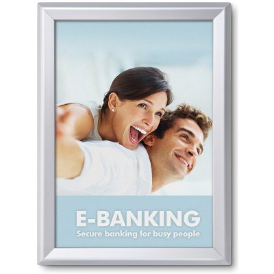 Jansen Display Klaprám A3 ostrý roh profil 32 mm 342 x 465 mm – Zboží Živě