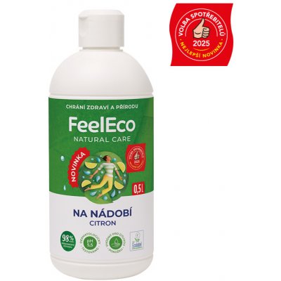 FeelEco prostředek na nádobí s vůní citronu 500 ml – HobbyKompas.cz