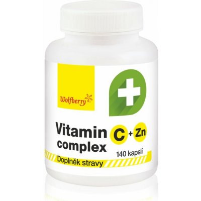 Wolfberry Vitamín C + zinek komplex kapsle 140 ks – Hledejceny.cz