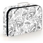 Oxybag Kufřík lamino Komiks White34 cm – Zboží Dáma