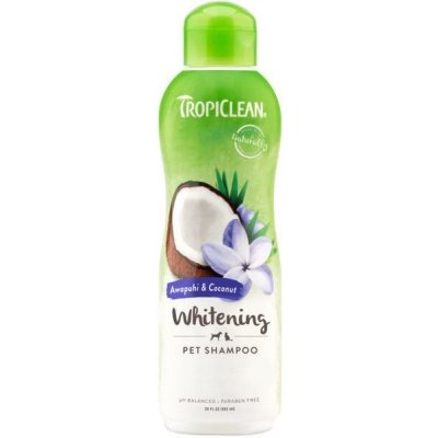 Tropiclean přírodní šampon White Coat na bílou srst 355 ml – Zbozi.Blesk.cz