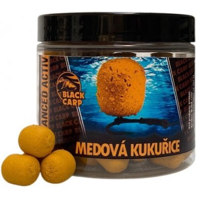 Black Carp Boilies Balanced Activ 90 g 14 mm Medová Kukuřice