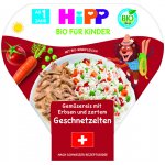 HiPP BIO talíř Zeleninová rýže s hráškem a hovězím masem 250 g – Zboží Dáma