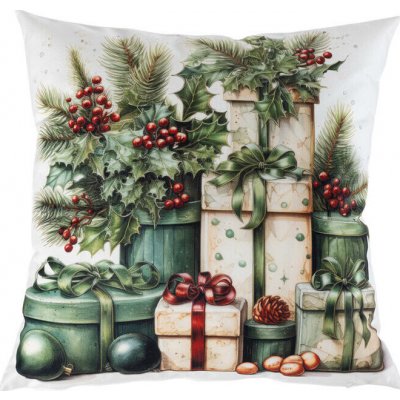 decoDoma VÁNOČNÍ DÁRKY 40 x 40 cm – Zboží Dáma