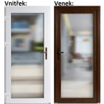 Soft WDS Vchodové dveře 3/3 sklo Krizet levé Zlatý dub-Bílá 98 x 198 cm – Hledejceny.cz