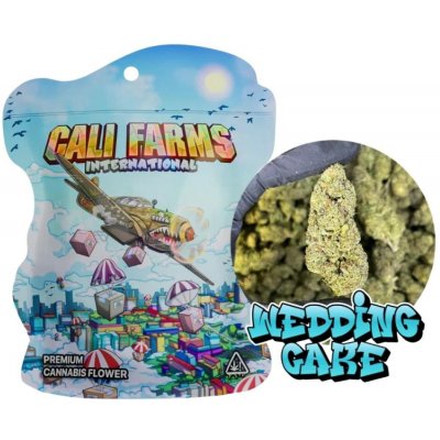 Califarms THC X květy Wedding cak CBD 14,53% THC 0,07% 1 g – Sleviste.cz