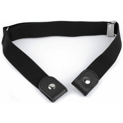 Prima-obchod pásek pružný bez spony unisex černá – Zboží Dáma