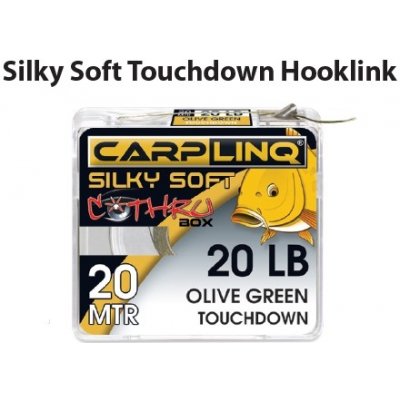 CarpLinq šňůra Touchdown 20m 40lbs Dark Green