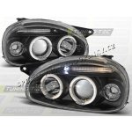OPEL CORSA B 1993-00 PŘEDNÍ ČÍRÁ SVĚTLA ANGEL EYES BLACK – Hledejceny.cz