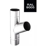 Evromat Svodová odbočka 80 mm černá – Hledejceny.cz