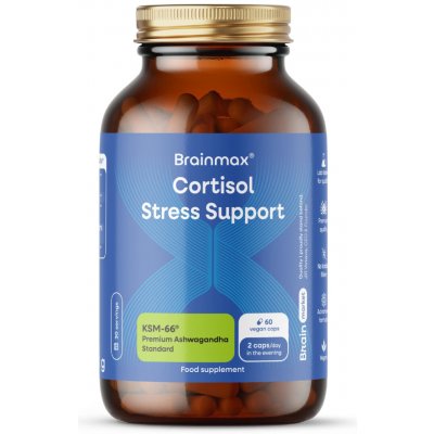 BrainMax Cortisol Stress Support 30 rostlinných kapslí – Hledejceny.cz