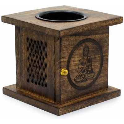 Aromalampa z mangového dřeva – Buddha – Hledejceny.cz