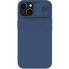 Pouzdro a kryt na mobilní telefon Apple Nillkin CamShield Silky Silicone pro iPhone 15 Plus navy