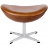 Taburet Fritz Hansen Podnožka Egg, Grace leather