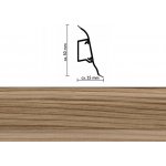 Döllken soklová lišta SLK 50 W177 2,5 m – Zboží Mobilmania