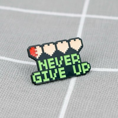 Pinarna Poslední půlsrdíčko Never give up / Nikdy se nevzdávej – Hledejceny.cz