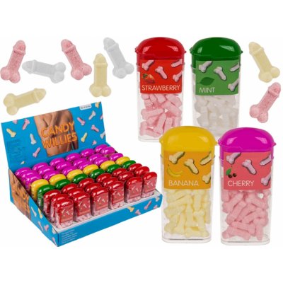 Willy Candy - Bonbony penis jahoda, 18g – Hledejceny.cz