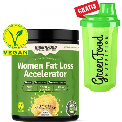 GreenFood Women Fat Loss Accelerator 420 g – Zboží Mobilmania