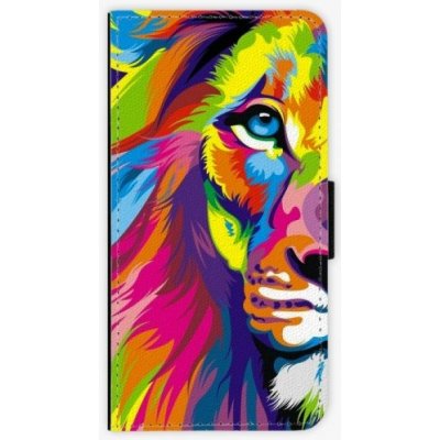 Pouzdro iSaprio - Rainbow Lion - Huawei Y6 Prime 2018