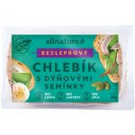 Allnature Bezlepkový chlebík s dýň.semínky 350 g – Zbozi.Blesk.cz