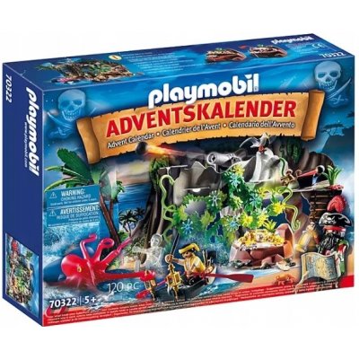 Playmobil Adventní kalendář Hledání pokladu v pirátské zátoce