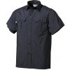 Pánská Košile Outdoorová košile s krátkým rukávem černá