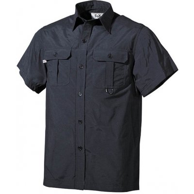 Outdoorová košile s krátkým rukávem černá