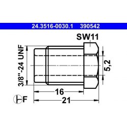 Spojovaci sroub ATE 24.3516-0030.1