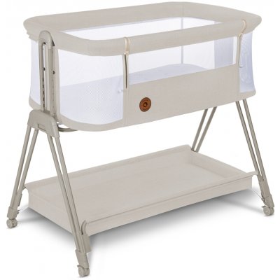Lionelo Cestovní postýlka Luna Beige Sand – Sleviste.cz