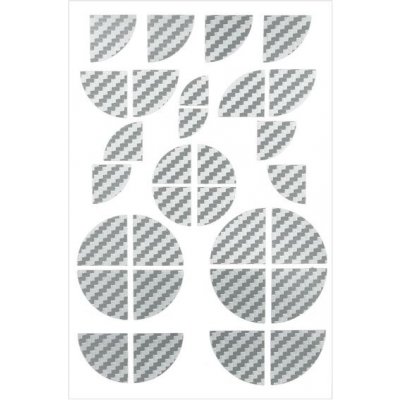 Samolepka s emblémem kompatibilní s logem BMW, sada samolepek s černými lesklými rohy emblémů, | Zboží Auto