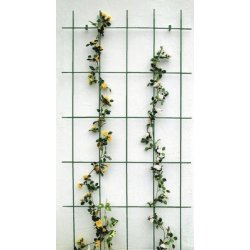 Mříž na popínavé rostliny 75 x 150 cm zelená