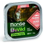 Monge BWILD CAT Grain Free ADULT Losos se zeleninou100 g – Sleviste.cz