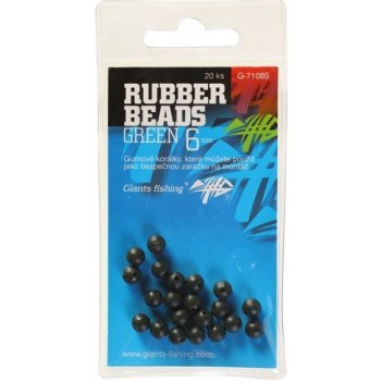 Giants Fishing Gumové Kuličky Rubber Beads Transparent Green 3mm