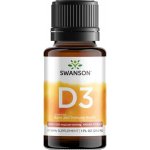 Swanson Tekutý vitamin D3 2000 IU 400 IU v 1 kapce 29,6 ml – Hledejceny.cz