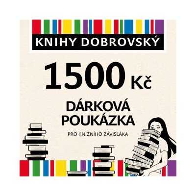 Elektronická dárková poukázka pro knižního závisláka 1500 Kč – Sleviste.cz