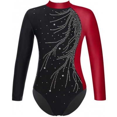 Dres Shine s kamínky červená – Hledejceny.cz