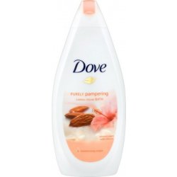 Dove Purely Pampering Almond pěna do koupele mandle a ibišek 500 ml