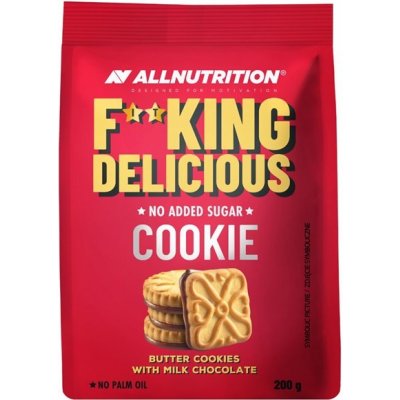 AllNutrition Fitking Cookie Butter Cookies With Milk Chocolate 200 g – Hledejceny.cz